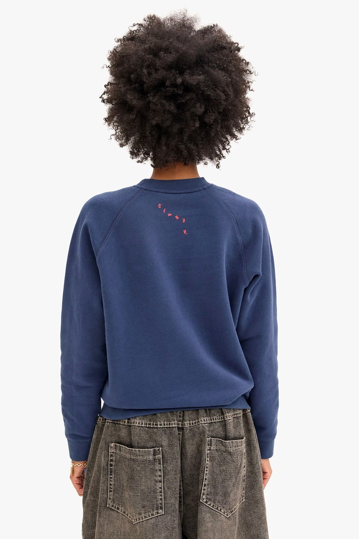 Flocked Surrealisme Lips Sweatshirt