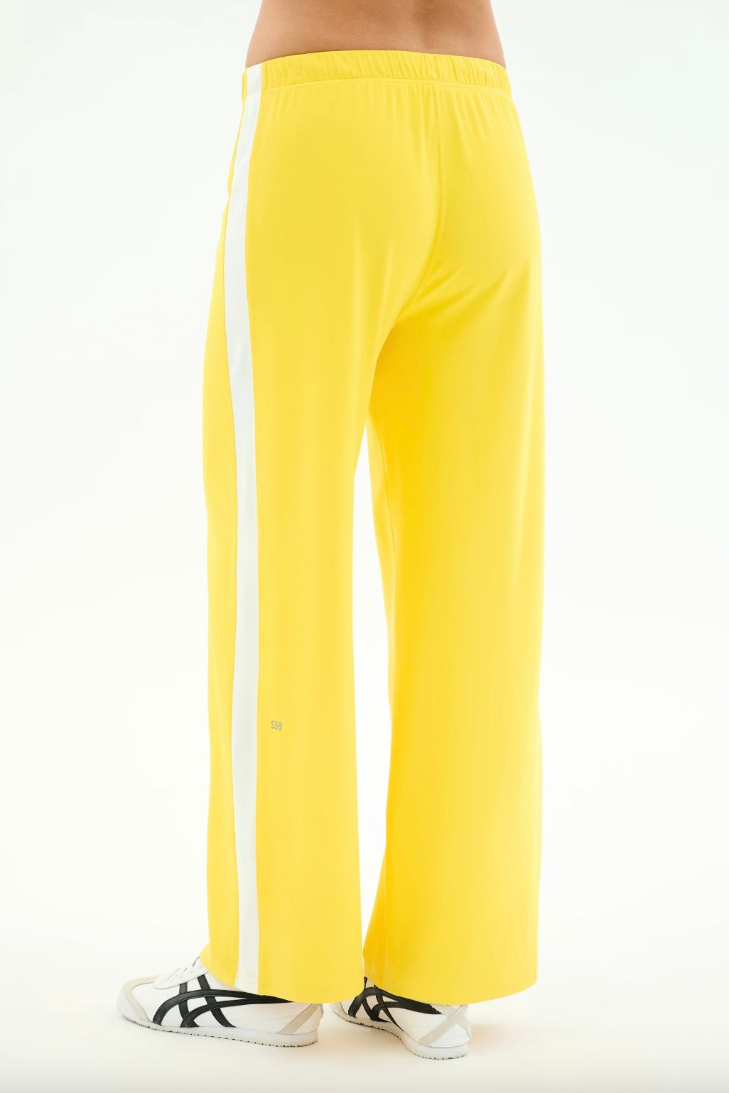 Willow Airweight Wide Leg - Bright Yellow/White