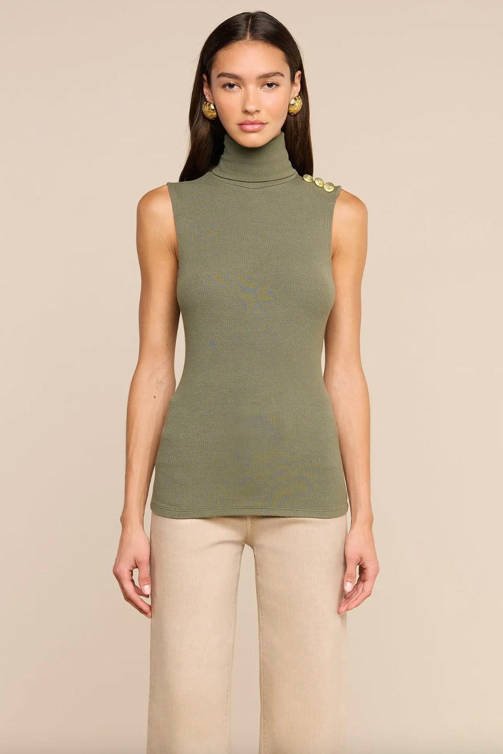Ceci Sleeveless Turtleneck