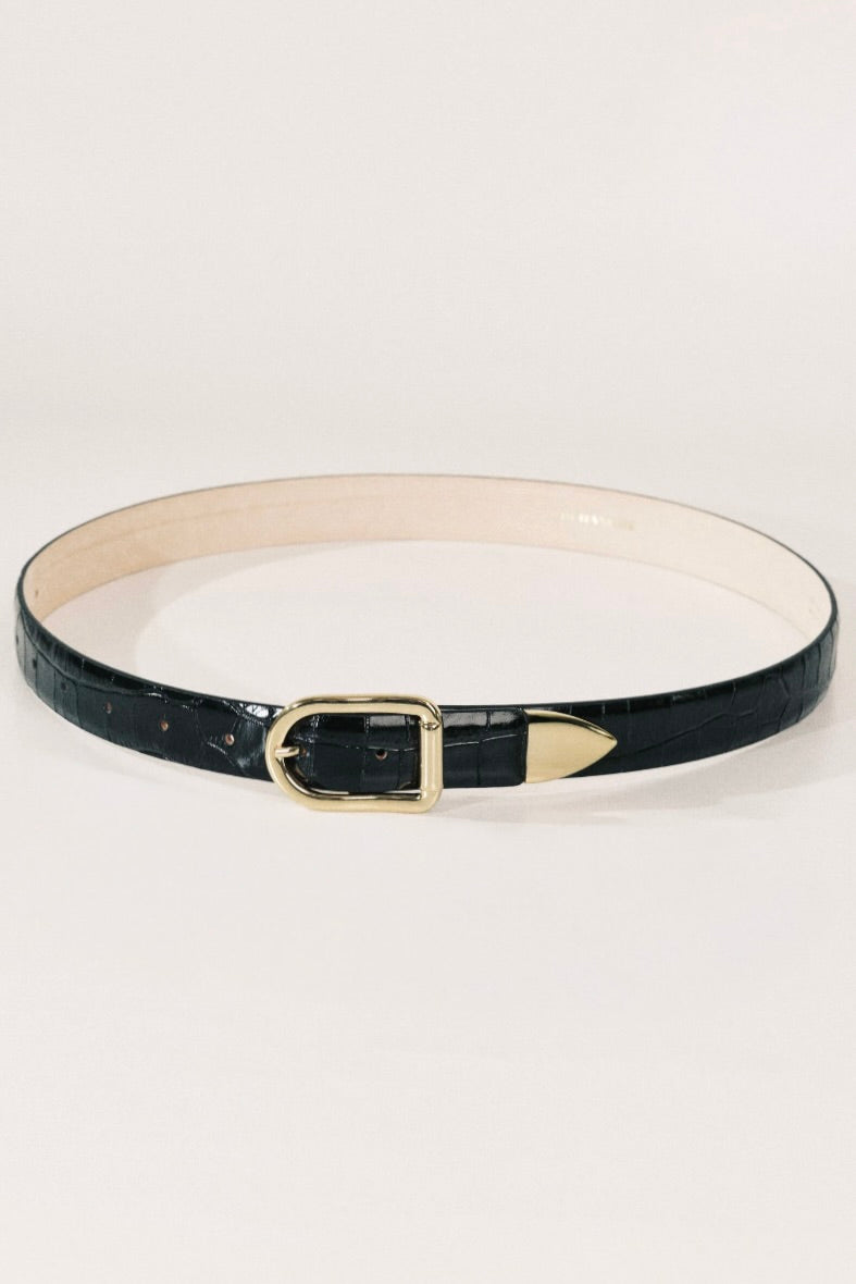 Mija Croco Tip Belt