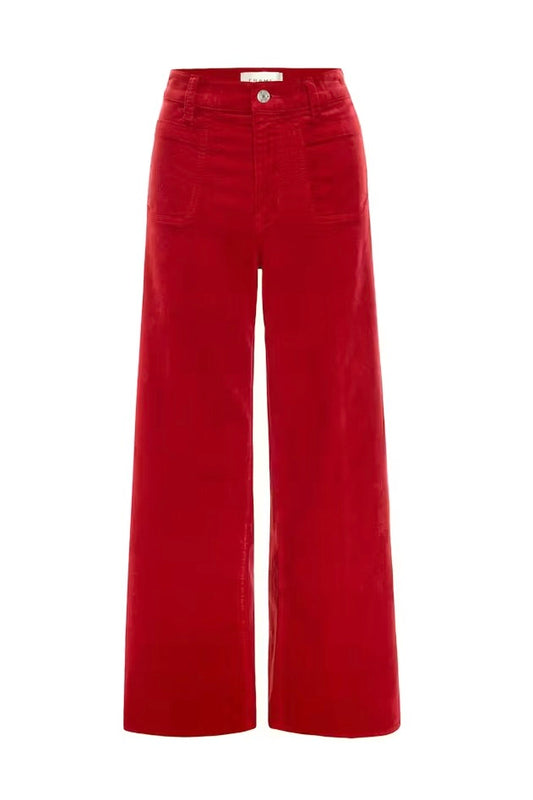 Le Slim Palazzo Modernist Pocket Corduroy