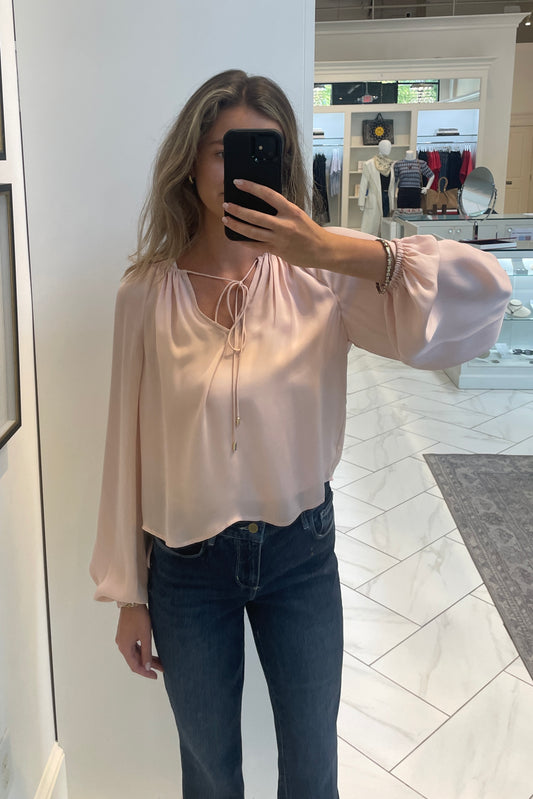 The Silk Balloon Blouse