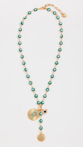Elizabeth Cole - Galia Necklace - Green
