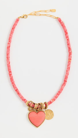 Elizabeth Cole - Felicity Necklace - Pink