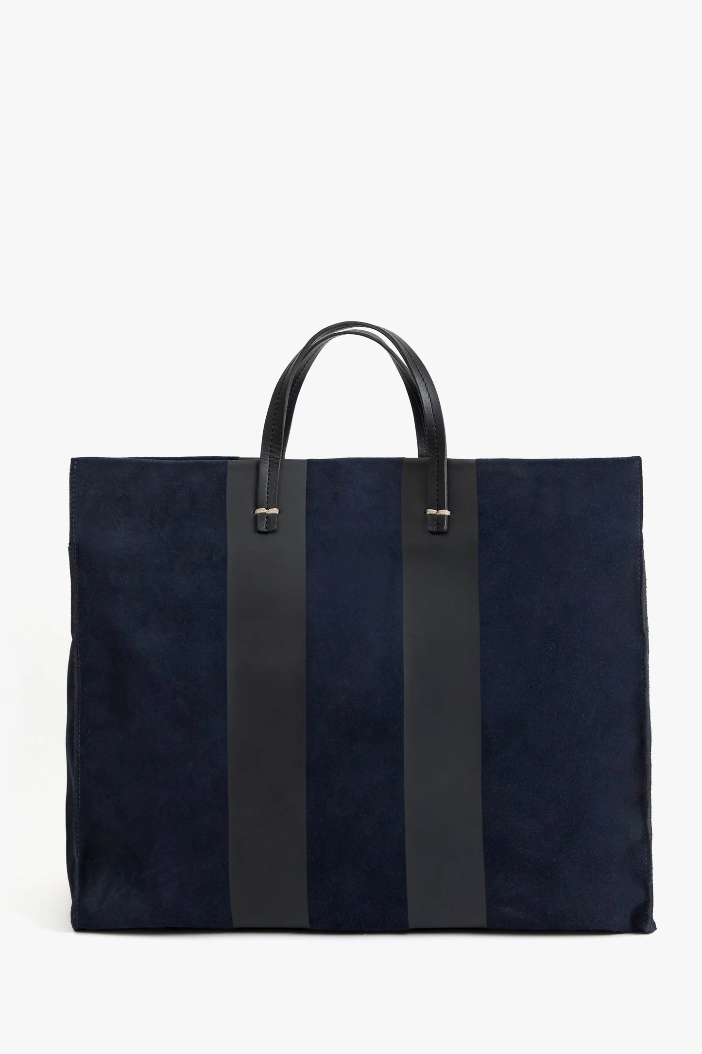 Simple Tote - Navy with Racing Stripes