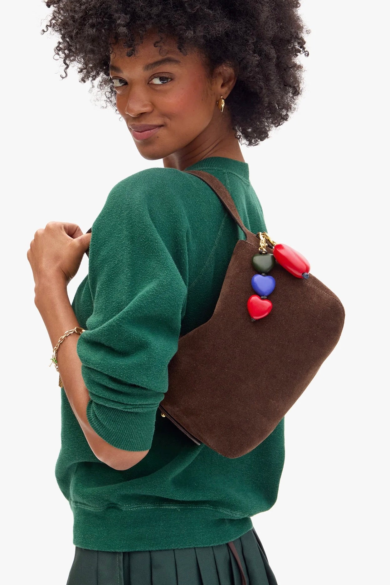 Heart Fob - Evergreen