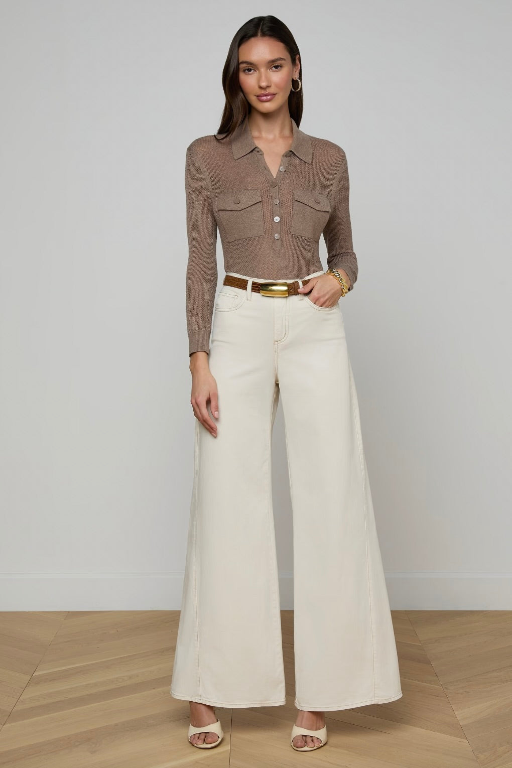 Beau High Rise Wide Leg Jean