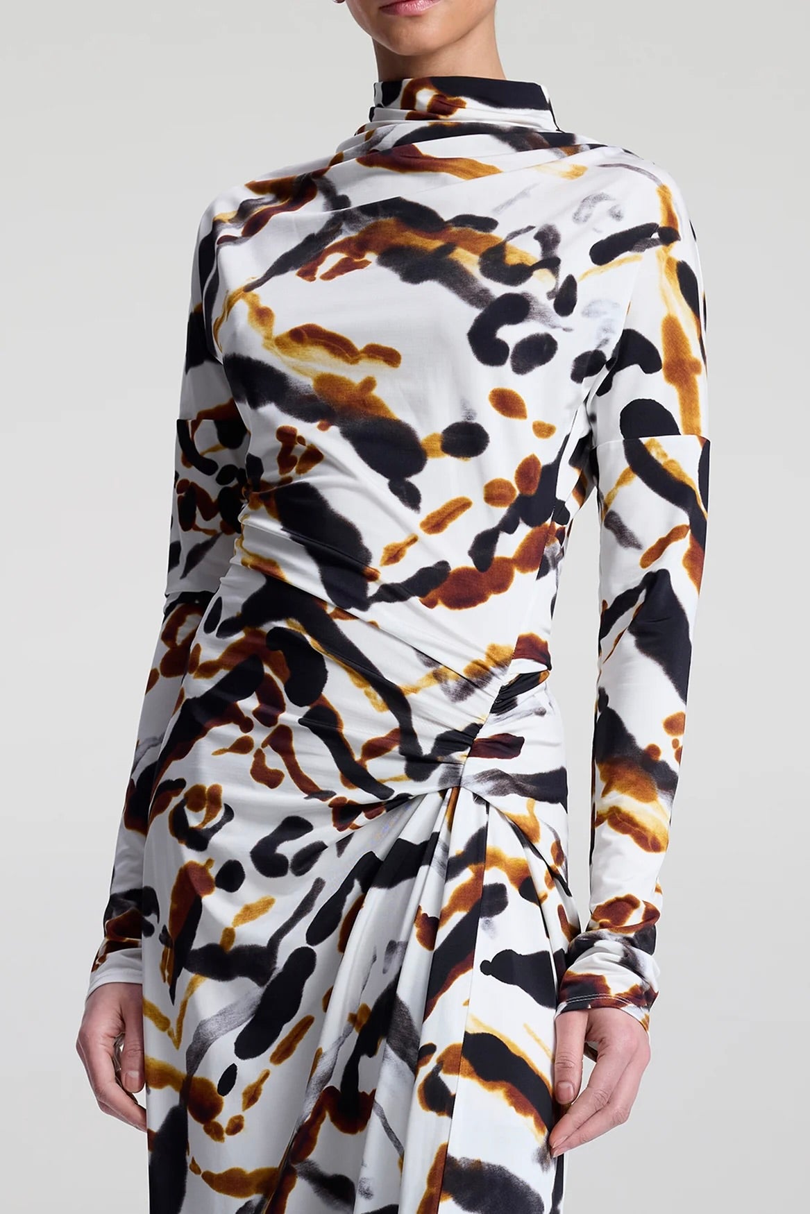 Lia Jersey Printed Maxi Dress
