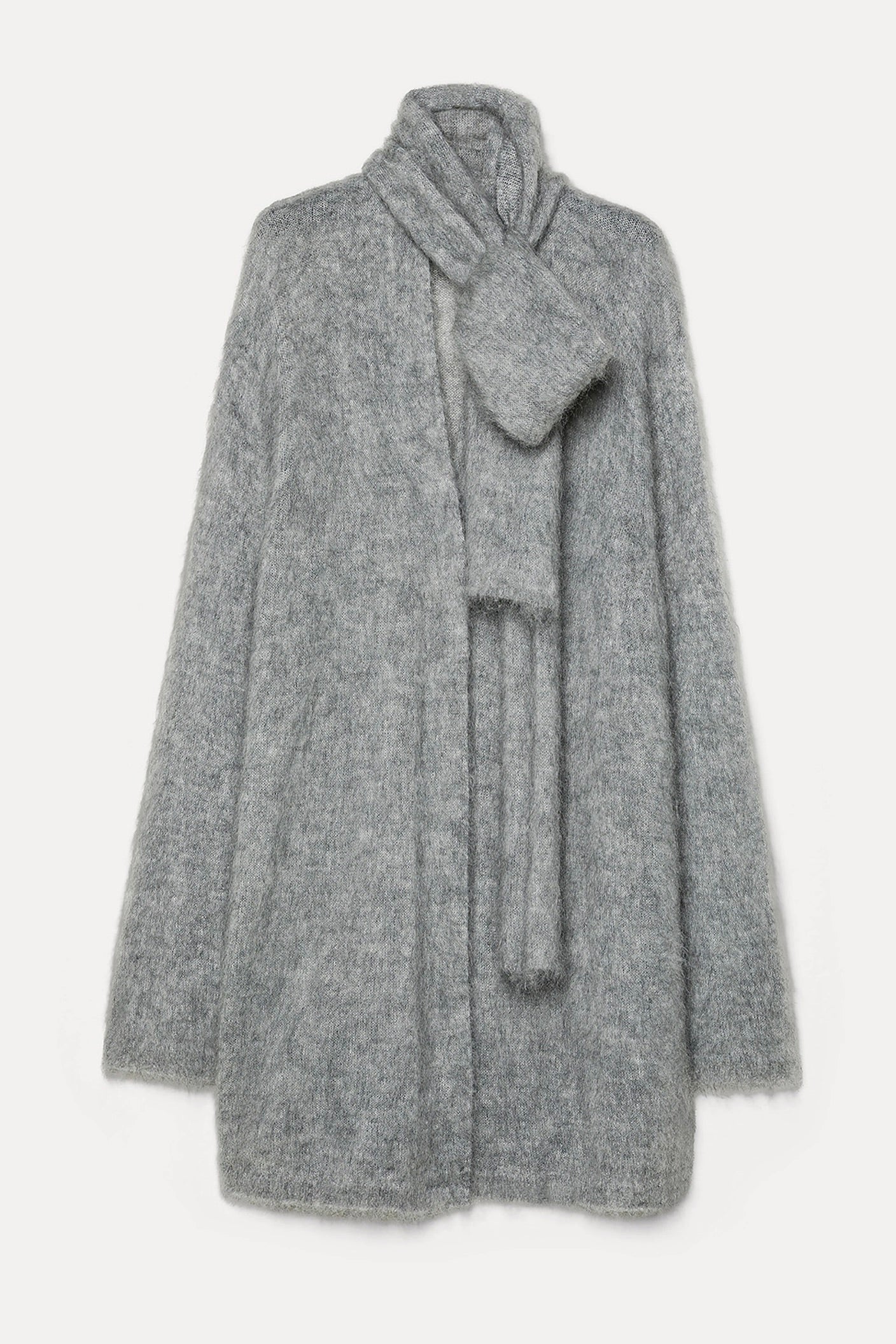 Oversized Cardigan in Brushed Mohair