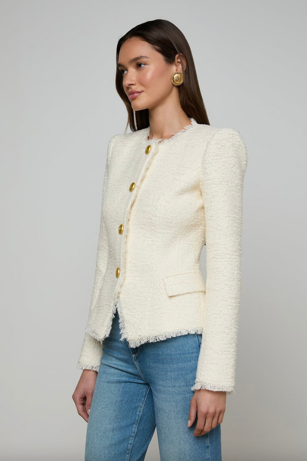 Nerina Collarless Blazer