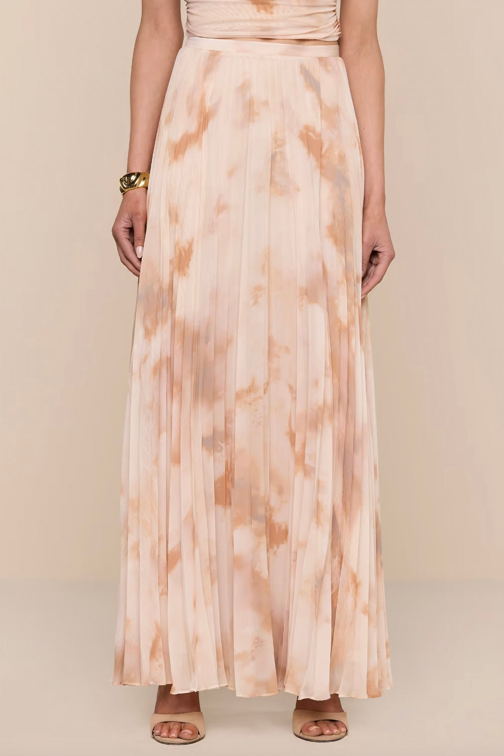 Torin Pleated Maxi Skirt