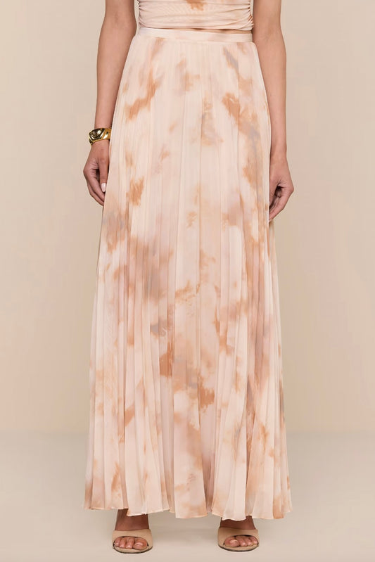 Torin Pleated Maxi Skirt