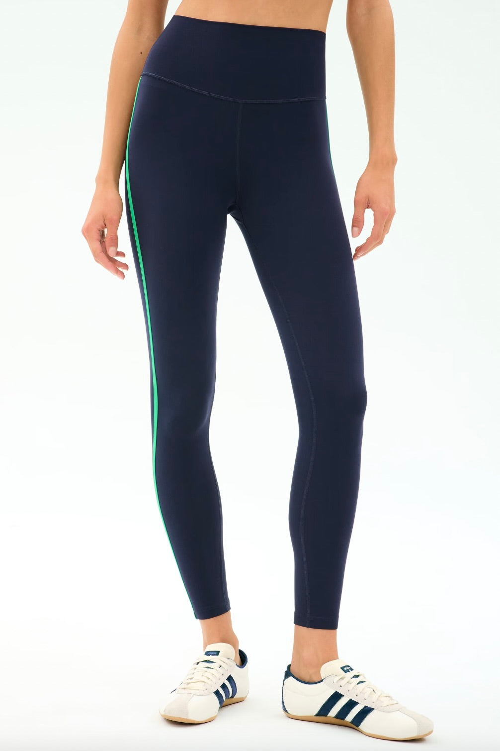 Amber Airweight High Waist 7/8 - Indigo/Spearmint