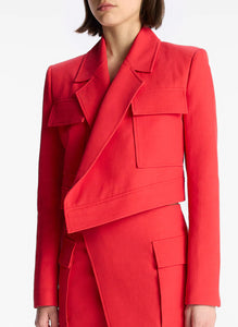 ALC - Reeve Cropped Jacket - Ruby