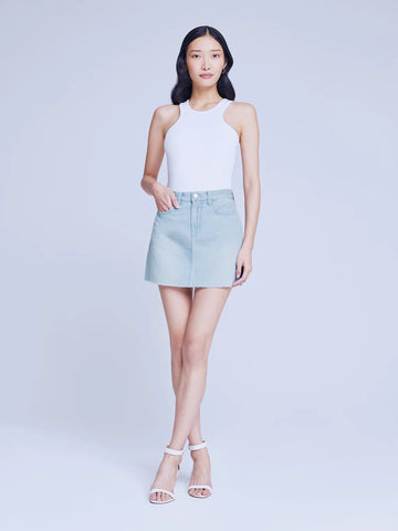 L’Agence - Jolene Mini Skirt - Panama