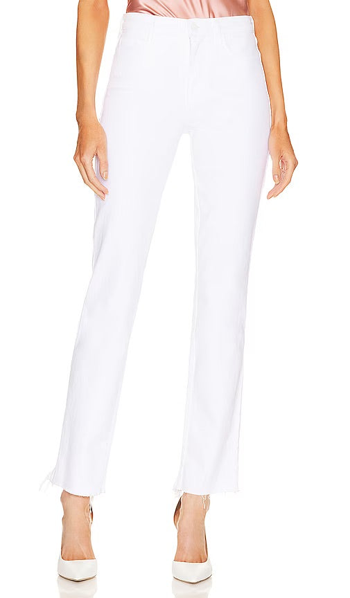 L'Agence - Draya H/R Slim Straight - Blanc