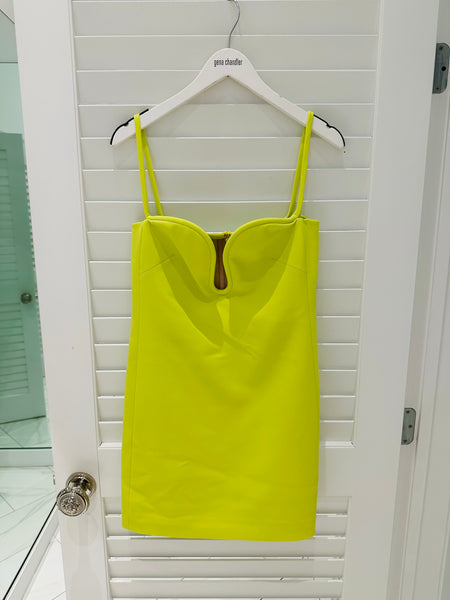 Alexis - Brant Dress - Chartreuse