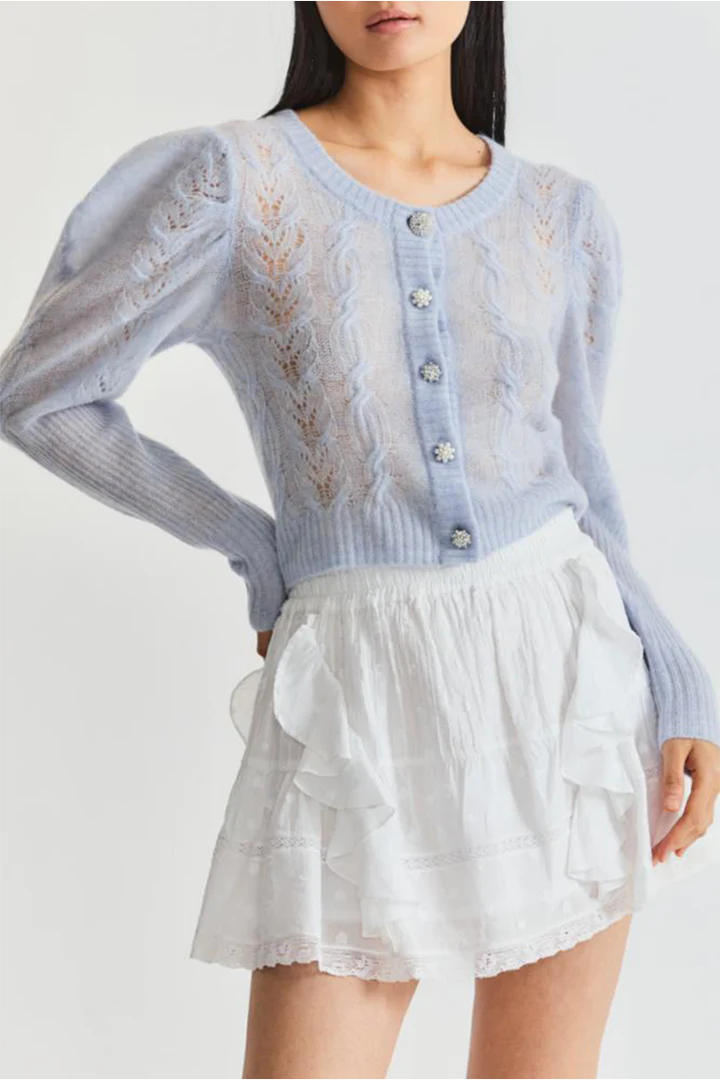LoveShackFancy - Shanti Skirt - True White