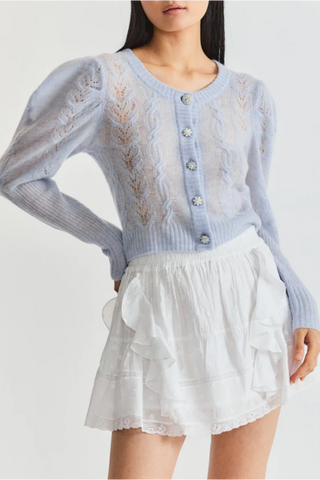 LoveShackFancy - Shanti Skirt - True White