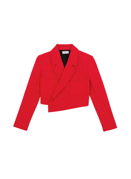 ALC - Reeve Cropped Jacket - Ruby