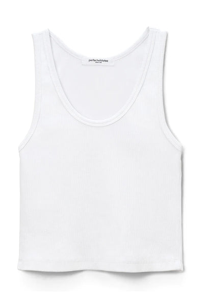 Perfect White Tee - Blondie Tank - White