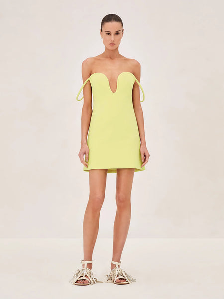 Alexis - Brant Dress - Chartreuse