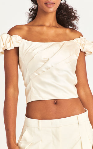 LoveShackFancy - Ileana Top - Cream