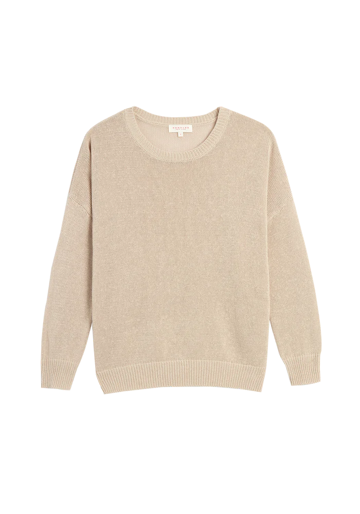 DEMYLEE - Nadin Cotton Linen Sweater - Pearl Barley