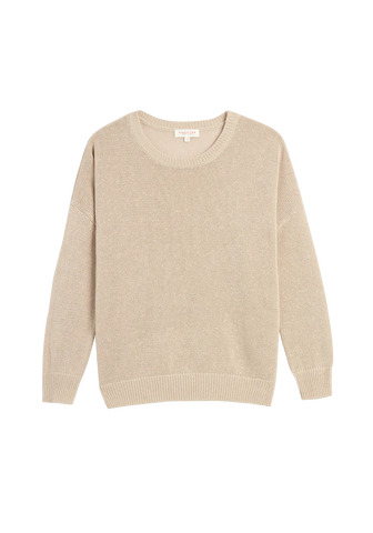 DEMYLEE - Nadin Cotton Linen Sweater - Pearl Barley