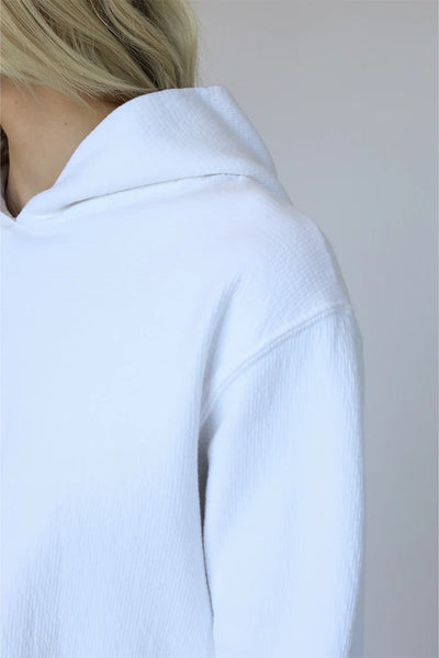 Perfect White Tee - Page Hoodie - White