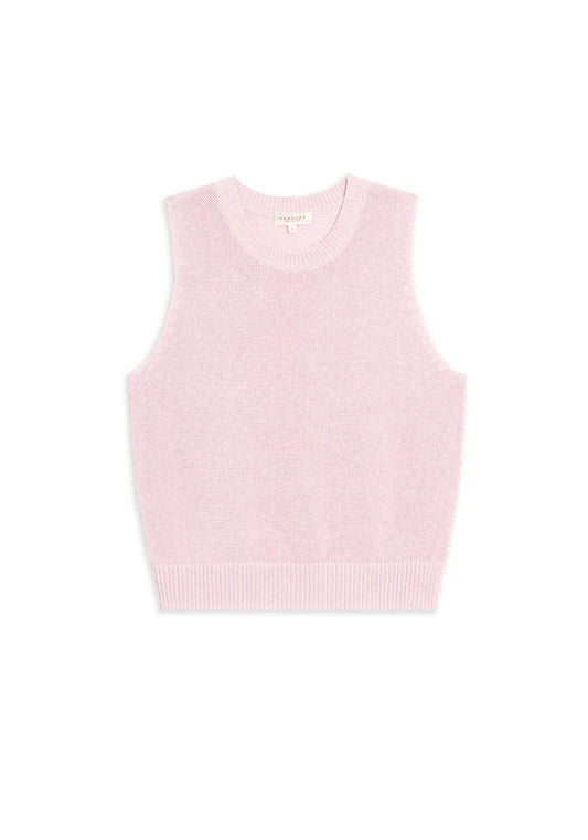 DEMYLEE - Selina Cotton Linen Top - Peony Pink