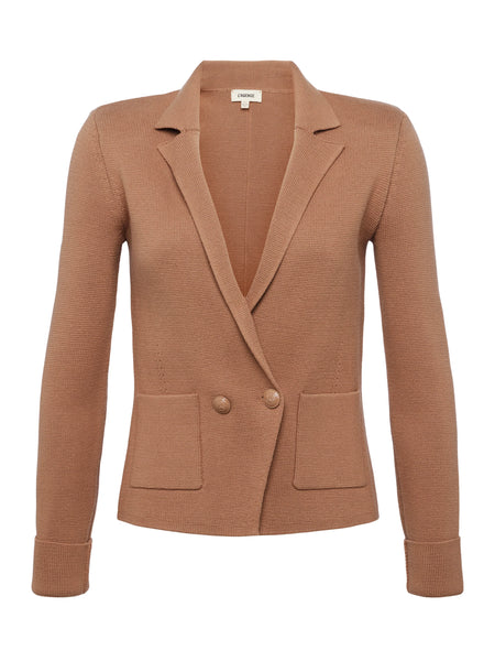 L'Agence - Sofia Knit Blazer - Ginger Snap