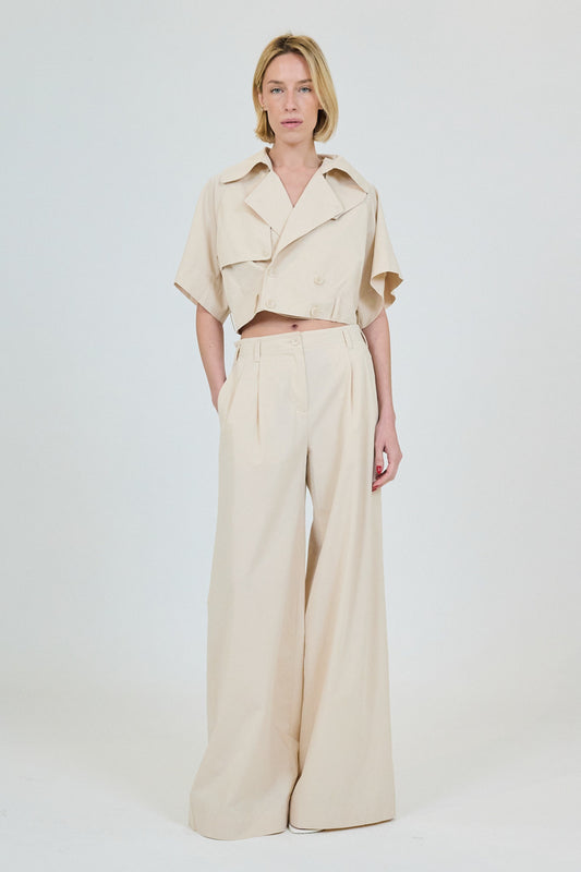 SIMKHAI - Haydin Linen Cargo Pant - Sand