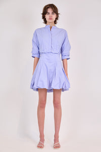 SIMKHAI - Effie Bubble Mini Dress - French Blue