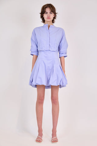 SIMKHAI - Effie Bubble Mini Dress - French Blue