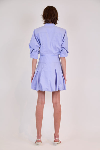 SIMKHAI - Effie Bubble Mini Dress - French Blue