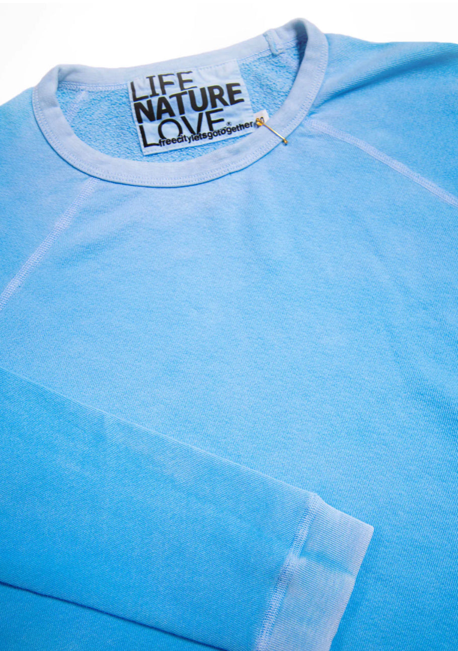 Free City - Lucky Rabbit - Sweatshirt - Sky Blue