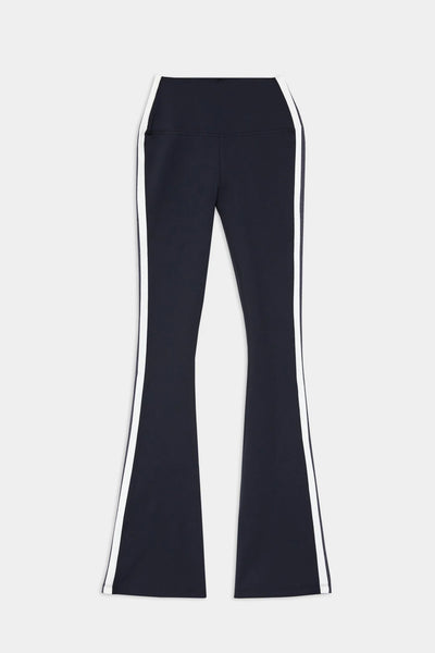 Splits 59 - RAQUEL STRIPE HIGH WAIST FLARE - Black/White/Grey