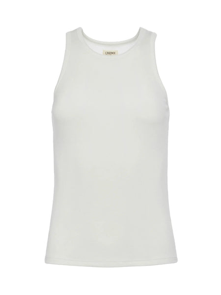 L'Agence - Nia Racerback Tank Top - White