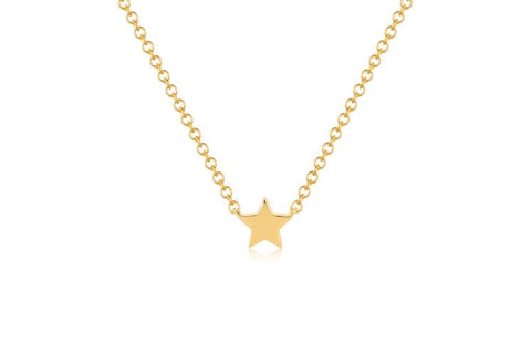 EF Collection Baby Gold Star Necklace