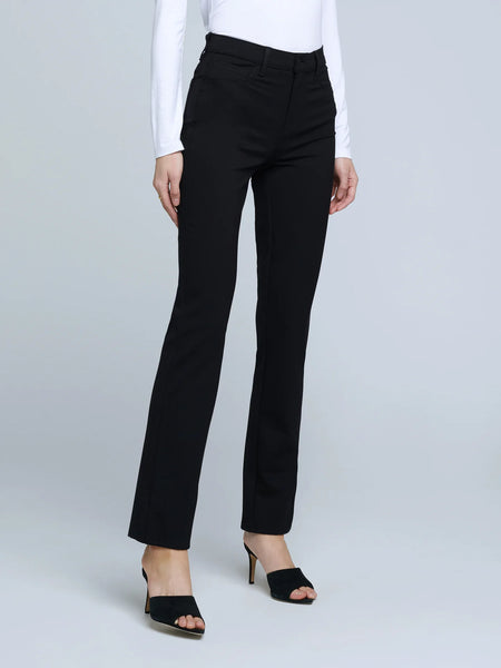 L’Agence - Dean H/R Slim Straight - Black