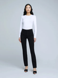 L’Agence - Dean H/R Slim Straight - Black