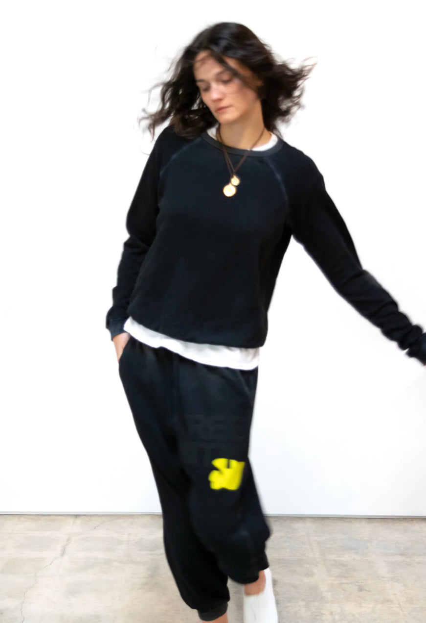 Free City - Lucky Rabbit - Sweatshirt - Black