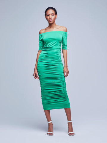L’Agence - Sequoia Orchid Dress - Grass