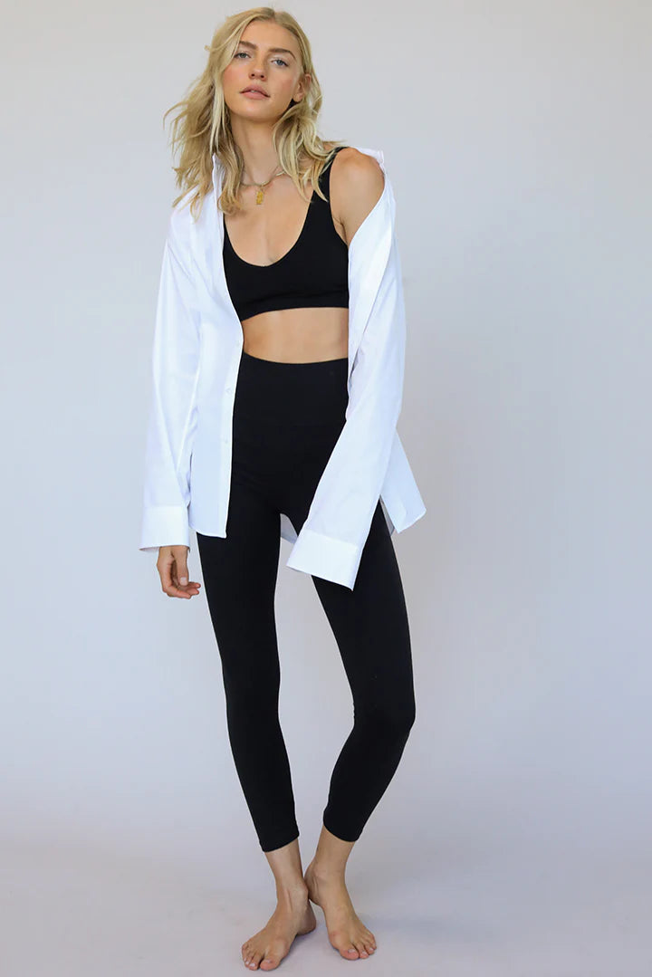 Perfect White Tee - Lita Legging - True Black
