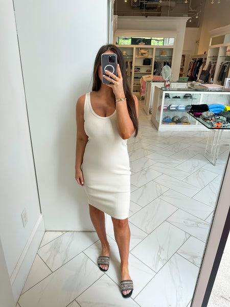 Perfect White Tee - Blondie Dress - Sugar