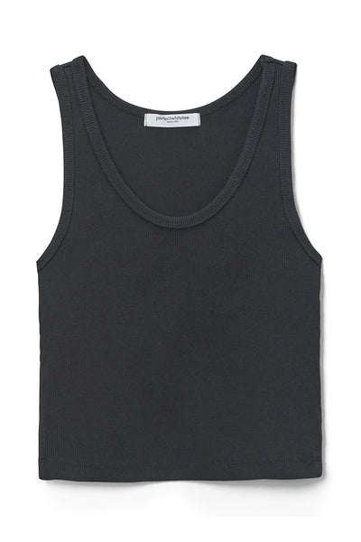 Perfect White Tee - Blondie Tank - True Black