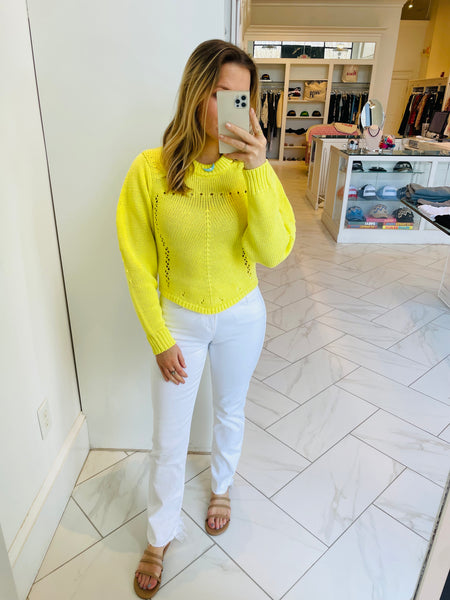 L'Agence - Draya H/R Slim Straight - Blanc